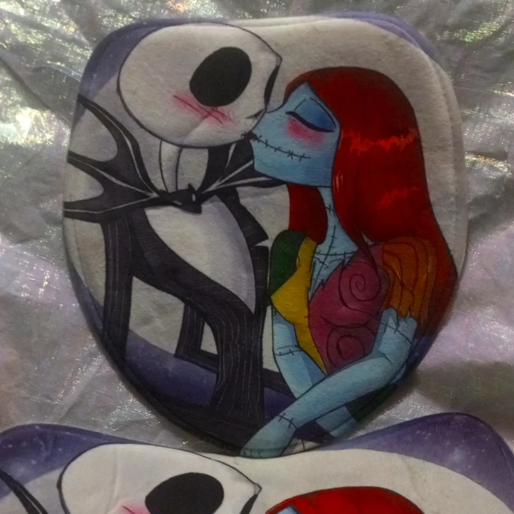 The Nightmare Before Christmas Themed Toilet Lid Cover And Rug